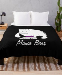 Demisexual Mama Bear Demisexuality Bear Throw Blanket RB0403 product Offical demisexual flag Merch