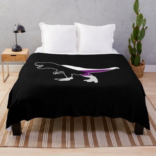 Demisexual Dinosaur Demisexuality Dino Throw Blanket RB0403 product Offical demisexual flag Merch