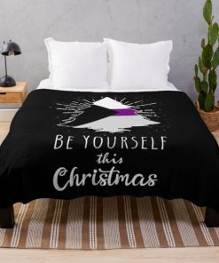 Demisexual Christmas Demisexuality Be Yourself Throw Blanket RB0403 product Offical demisexual flag Merch