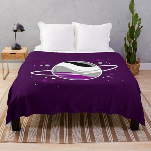 Demisexual Outer Space Planet Demisexual Pride Throw Blanket RB0403 product Offical demisexual flag Merch