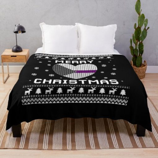 Demisexual Christmas Demisexuality Ugly Sweater Throw Blanket RB0403 product Offical demisexual flag Merch