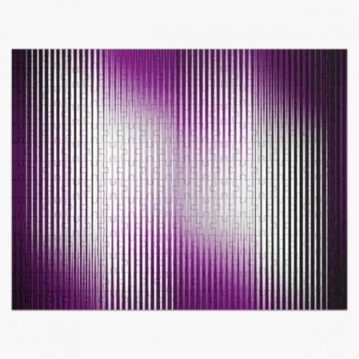 Demisexual Pride Illuminated Vertical Pleats Jigsaw Puzzle RB0403 product Offical demisexual flag Merch