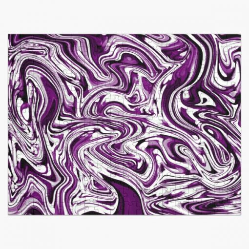 Demisexual Pride Abstract Wildly Swirled Paint Jigsaw Puzzle RB0403 product Offical demisexual flag Merch