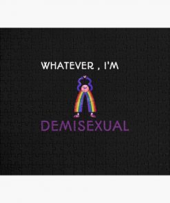 Whatever, I'm demisexual Jigsaw Puzzle RB0403 product Offical demisexual flag Merch