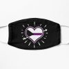 Demisexual Heart For Demisexual Pride Day Flat Mask RB0403 product Offical demisexual flag Merch