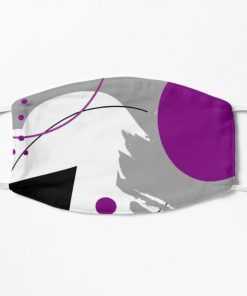 DemiSexual Flag Colors Abstract Pride Art Flat Mask RB0403 product Offical demisexual flag Merch