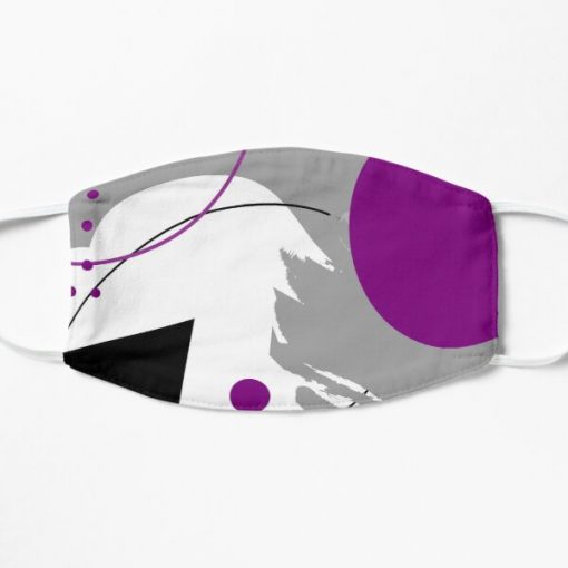DemiSexual Flag Colors Abstract Pride Art Flat Mask RB0403 product Offical demisexual flag Merch