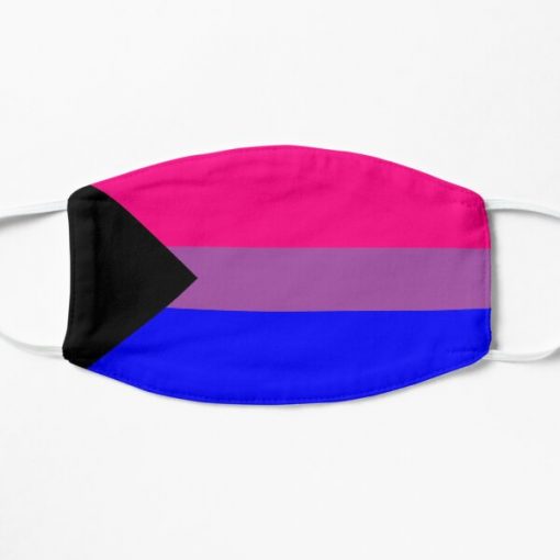 Demisexual Biromantic, Bisexual Demiromantic, Demi Bi FLAG Flat Mask RB0403 product Offical demisexual flag Merch