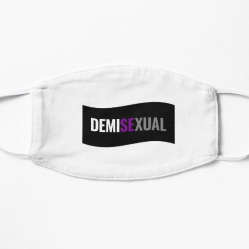 demisexual pride flag Flat Mask RB0403 product Offical demisexual flag Merch