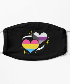 Pan Demisexual Flag Heart Flat Mask RB0403 product Offical demisexual flag Merch