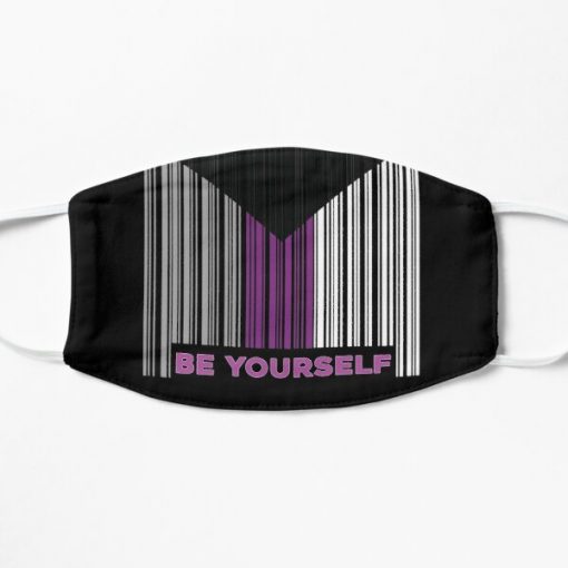 Be Yourself Demisexual Pride Flat Mask RB0403 product Offical demisexual flag Merch